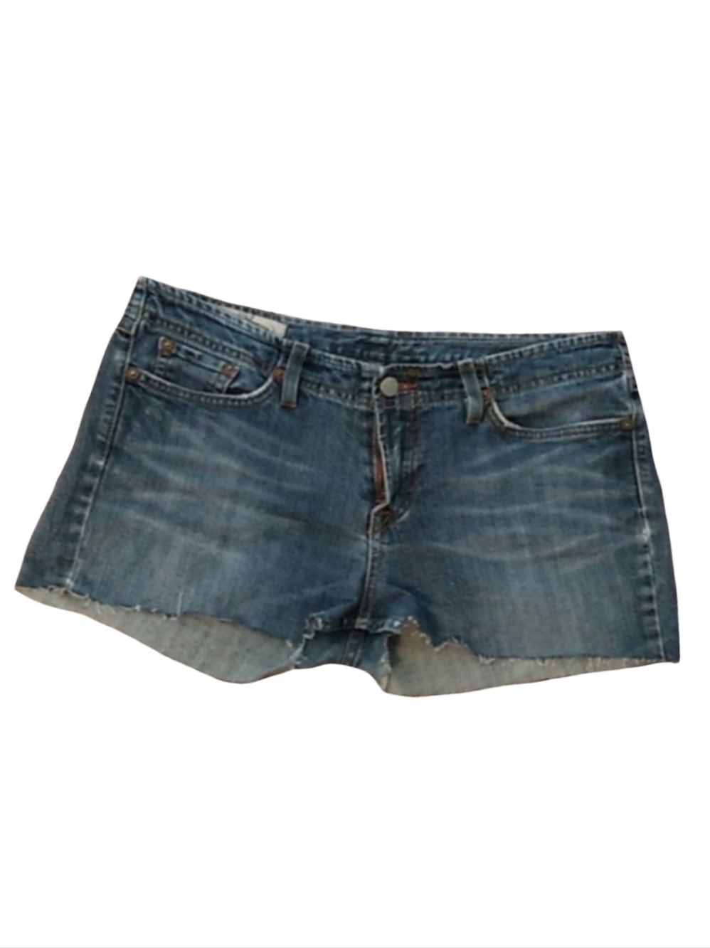 Lucky Brand Wonder Jean Cutoff Short Shorts Mid Rise Midrise Summer Cutoffs 29 8